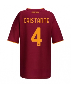 Billige Fotballdrakt AS Roma Bryan Cristante #4 Replika Hjemmedrakt Dame 2025-26 Kortermet Billige Fotballdrakt AS Roma Bryan Cristante #4 Replika Hjemmedrakt Dame 2025-26 Kortermet